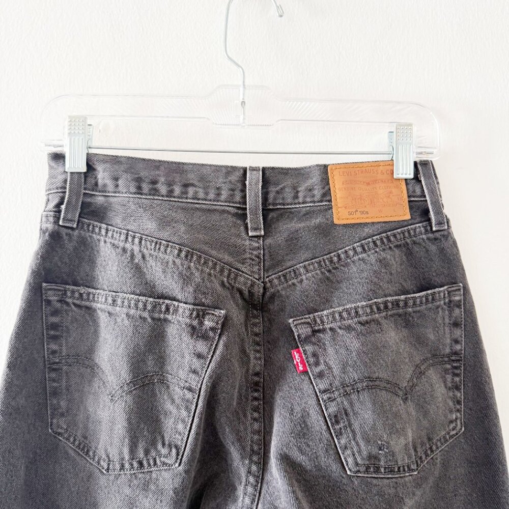 Levi's 501 '90s Jeans in Stitch School Black Size 25 - Picture 7 of 9
